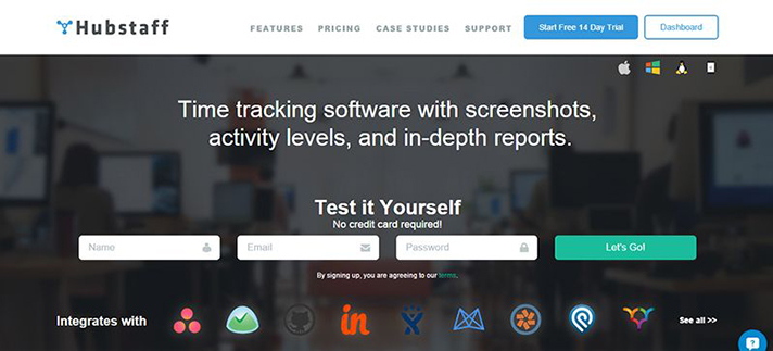 Hubstaff screenshot | The Best iOS Time Tracking Apps in 2016