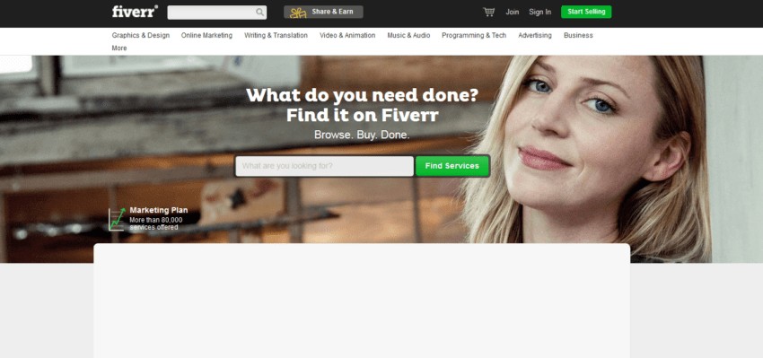 outsource on Fiverr