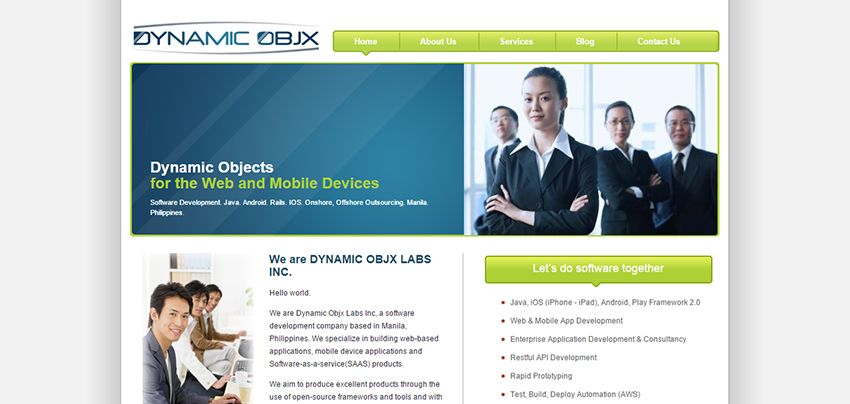 Dynamic Objx | Affordable Web Design: 10 Awesome Developers in the Philippines