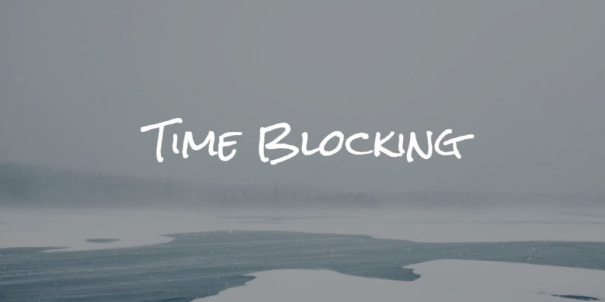 time-blocking method