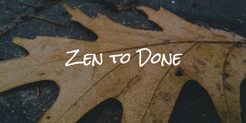 zen-to-done tool