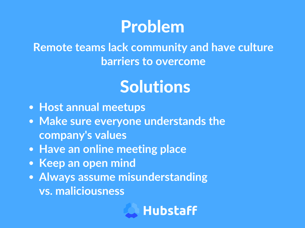 culture barriers in remote teams