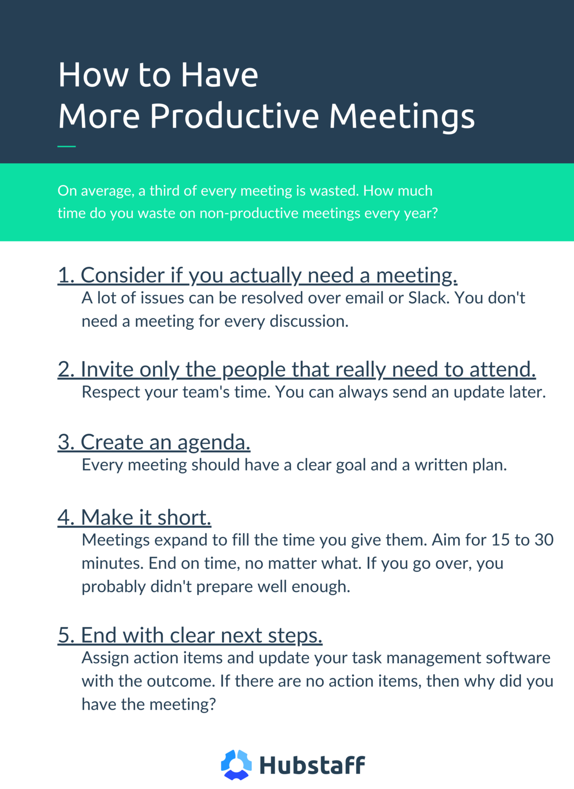 How to have productive meetings