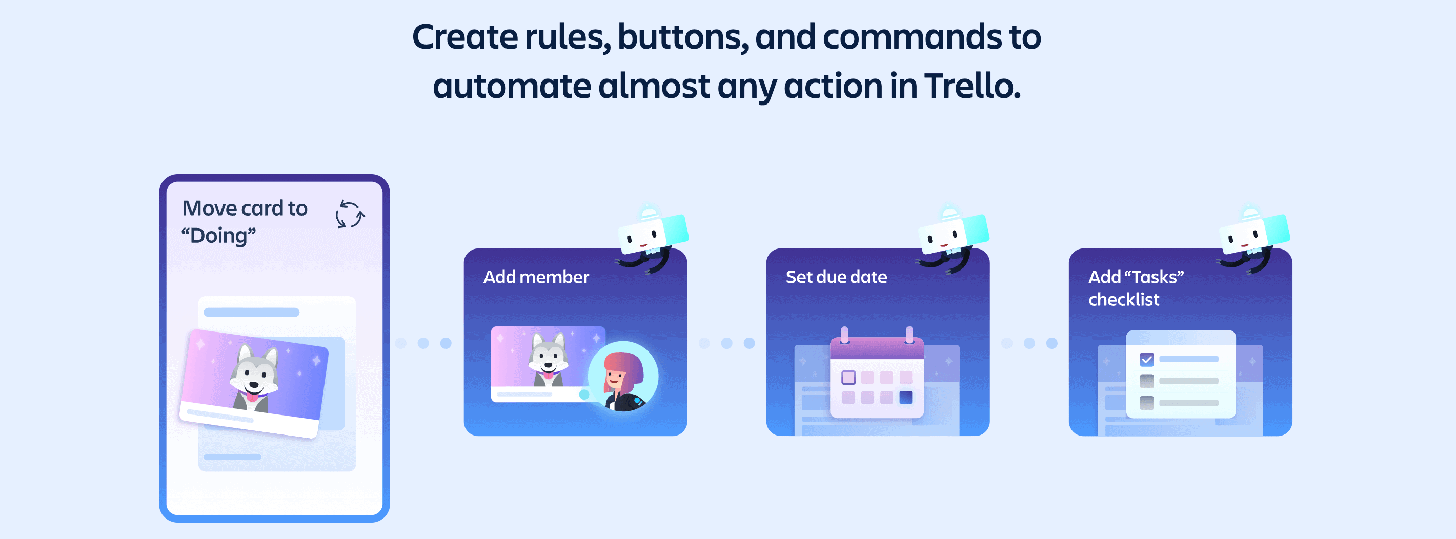 Use Trello’s automation Butler to create rules, buttons, and commands